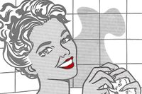 Mujer en el baño (detalle) | Roy Lichtenstein - Museo Thyssen-Bornemisza