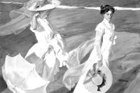 Paseo a orillas del mar (detalle) | Joaquín Sorolla - Museo Sorolla